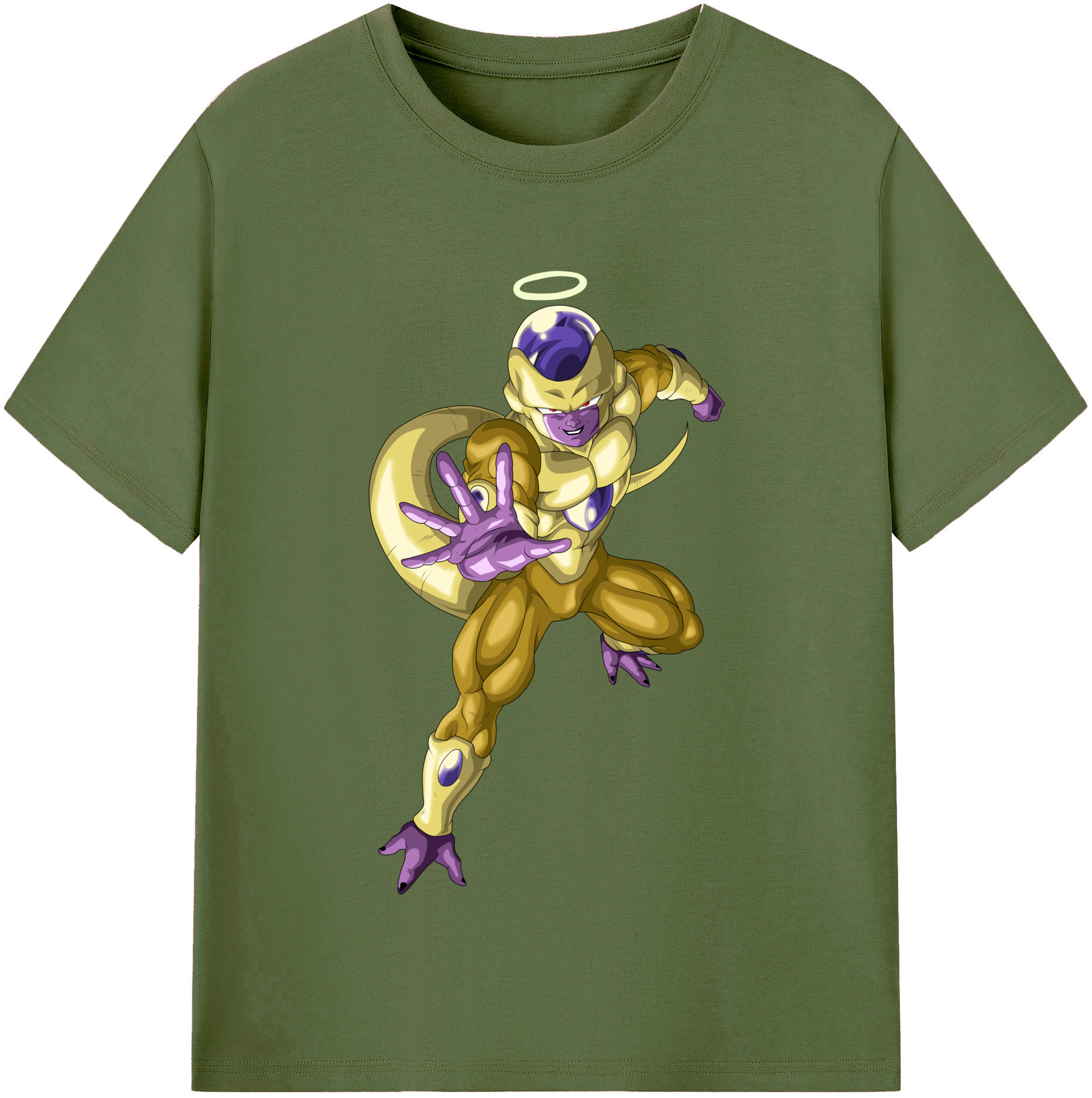 （画像用） ドラゴンボール フリーザ DRAGON BALL Frieza 綿100％半袖Tシャツ（フロントプリント）
